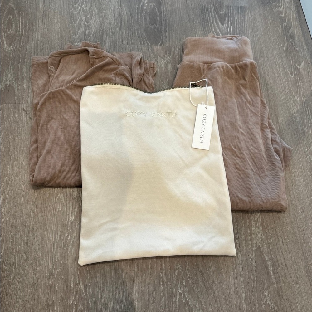 Cozy Earth lounge set - Bamboo Rib Knit